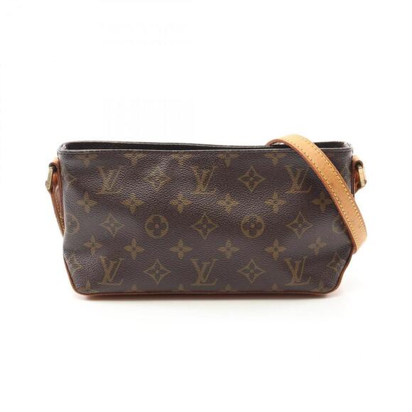 LOUIS VUITTON Brown Monogram Leather Shoulder Bag - Picture 1 of 11